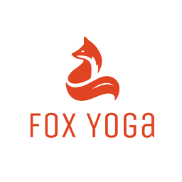 Example of a fitness logo for Fox Yoga studio