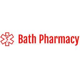 Ein Apotheken Logo mit dem Namen Bad-Apotheke.